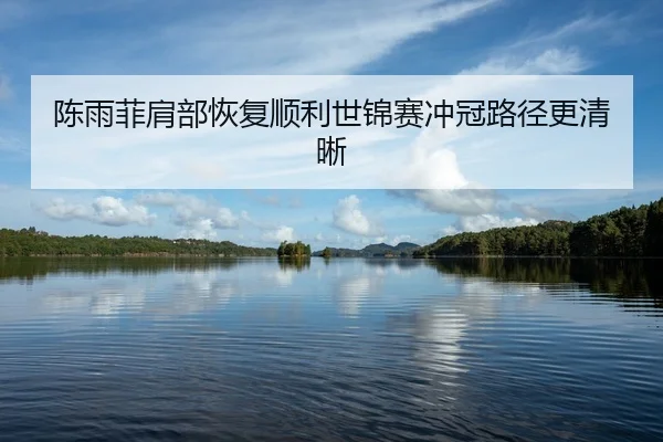 陈雨菲肩部恢复顺利世锦赛冲冠路径更清晰